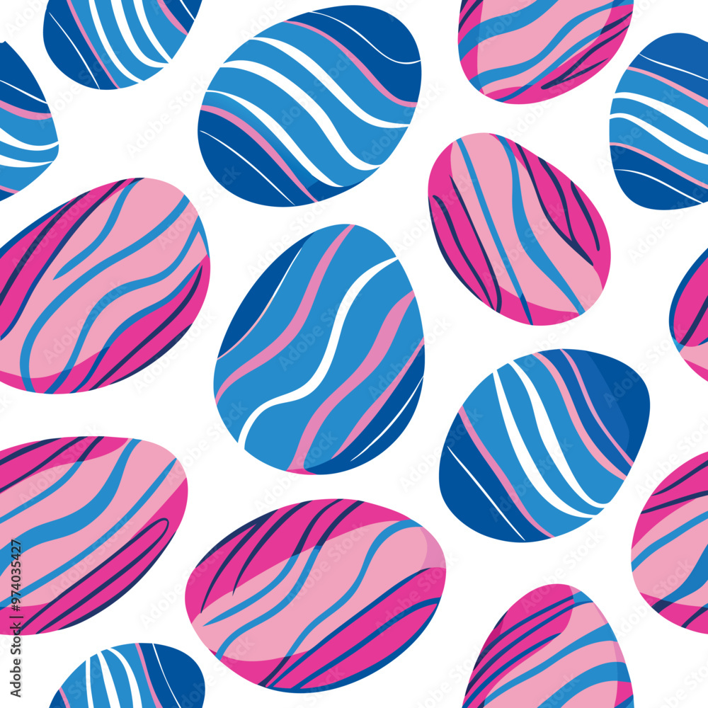 Colorful Easter eggs are painted with pink and blue stripes Vectors & Illustrations for Free Download Colorful Easter eggs are painted with pink and blue stripes Vectors & Illustrations for Free Download