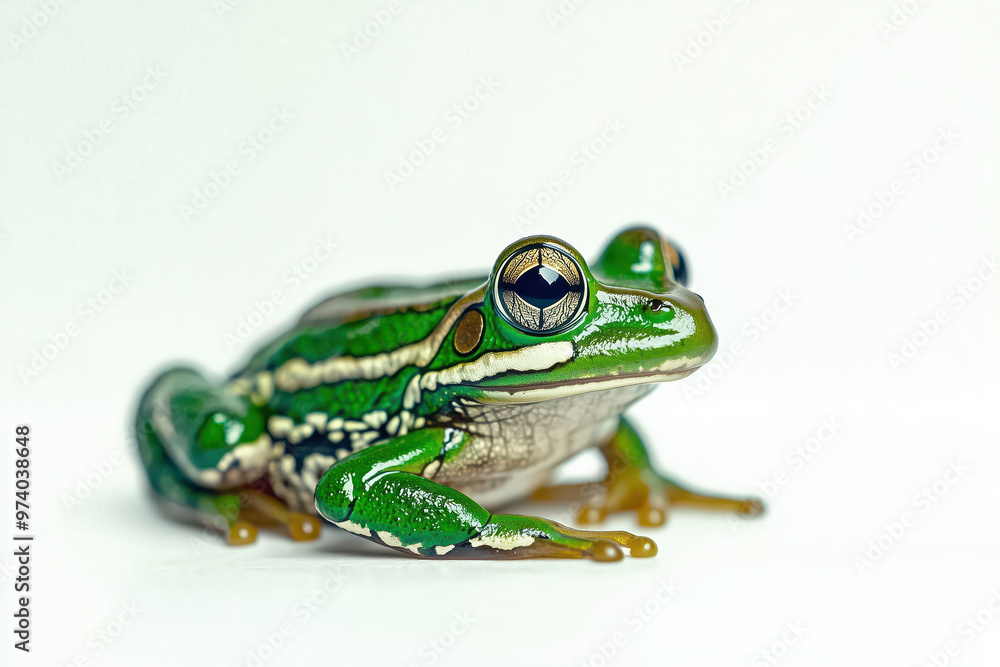 Obraz premium Frog isolated on white background.