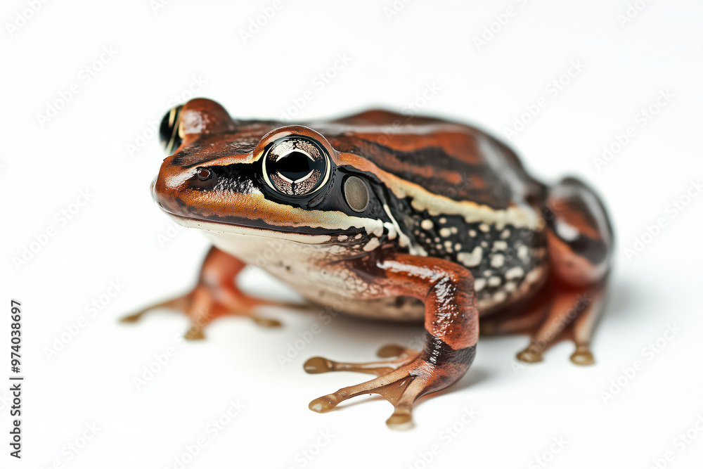 Fototapeta premium Frog isolated on white background.