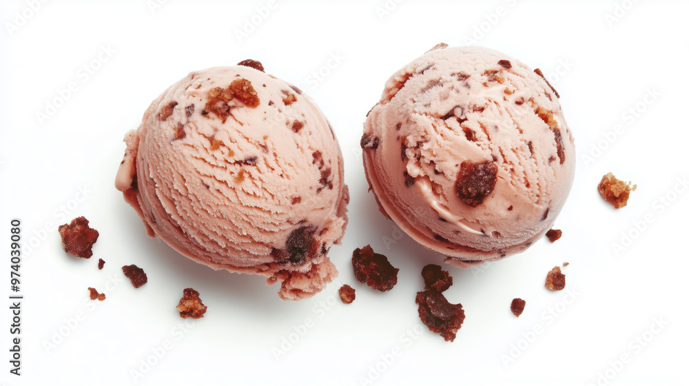 Ice cream isolated on white background. Ice cream isolated on white background.