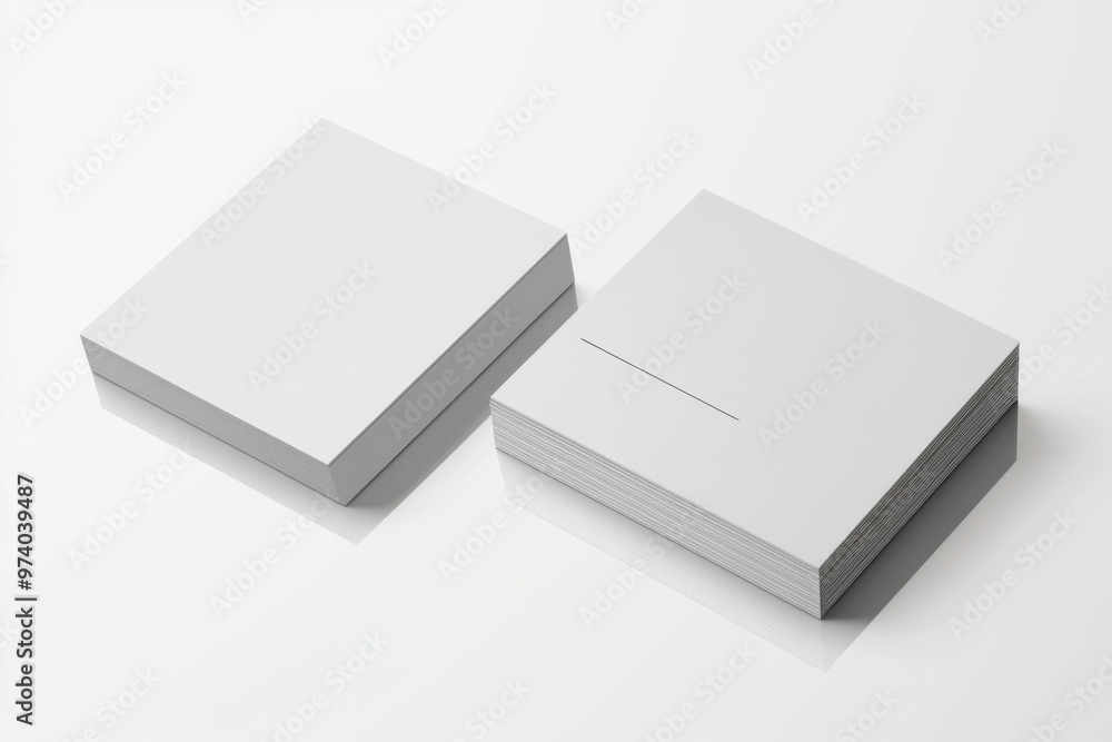 Business Card Mockup on Isolated Background created with Generative AI Business Card Mockup on Isolated Background created with Generative AI