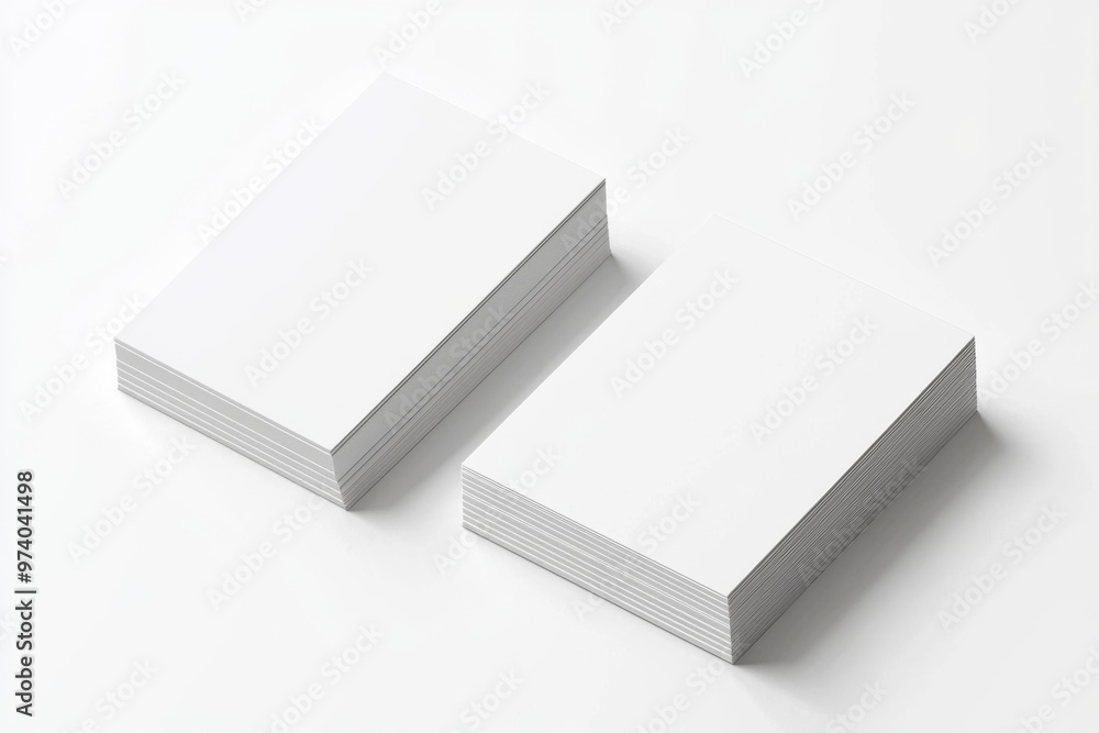 Business Card Mockup on Isolated Background created with Generative AI Business Card Mockup on Isolated Background created with Generative AI
