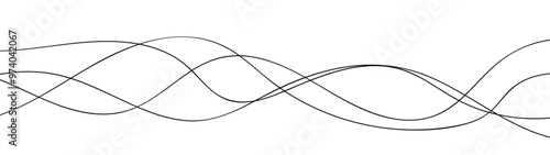 abstract wavy background with black wavy lines. black wave background. suit for banner, cover, poster, flyer, AI technology, digital, communication, 5G, science, music. vector illustration