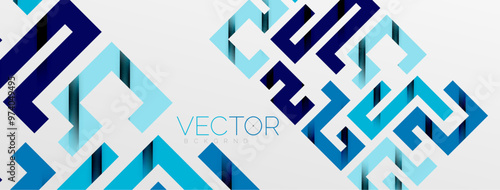 Color bend lines with shadow texture effect. Vector Illustration For Wallpaper, Banner, Background, Card, Book Illustration, landing page