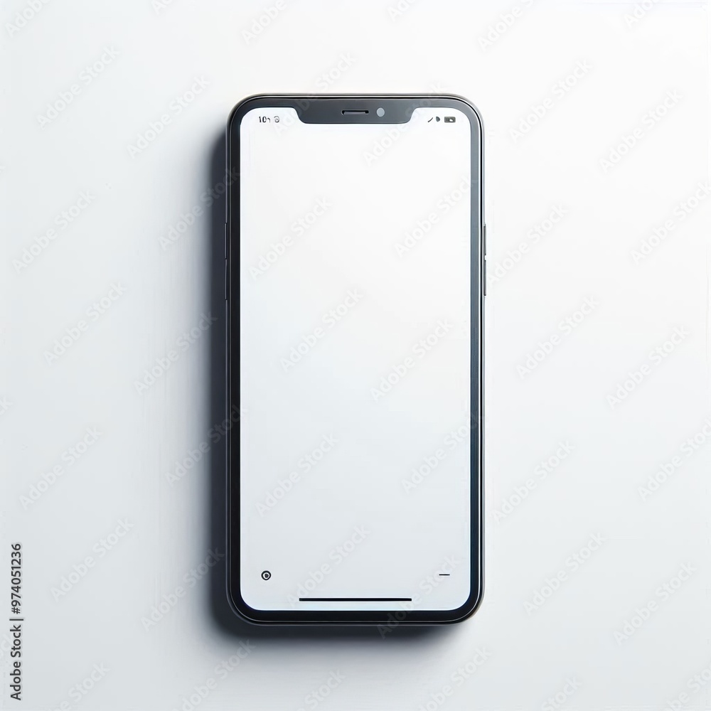 smartphone with blank screen smartphone with blank screen