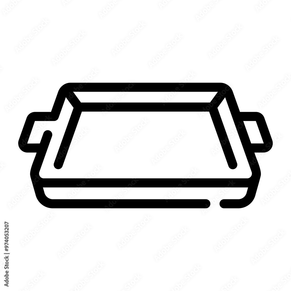 tray Line Icon tray Line Icon