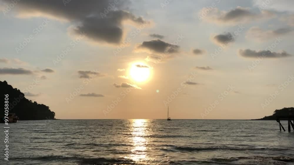 sunset on the beach sunset on the beach