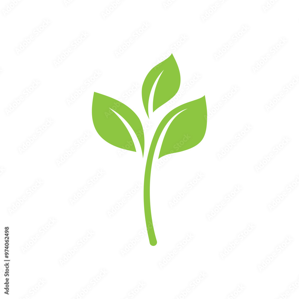 Leaf Green Nature Ecology Element Vector Image Leaf Green Nature Ecology Element Vector Image