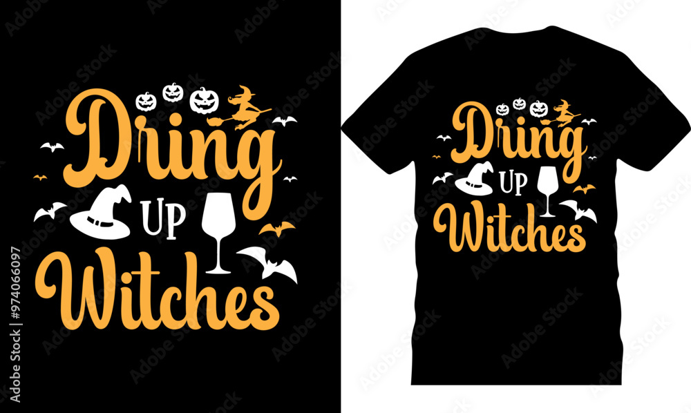 Obraz premium Custom Halloween Apparel, Funny, Scary, Cute, Cool, Pumpkin Halloween T-Shirts, printable tshirt, High quality tshirt, Happy Halloween t shirt, Original Vector illustration t-shirt, Creative design