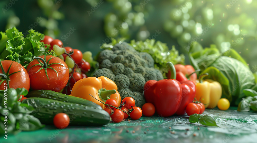 Fresh organic vegetables on a wooden table. Fresh organic vegetables on a wooden table.