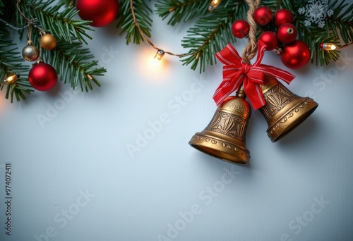 christmas bells on a tree