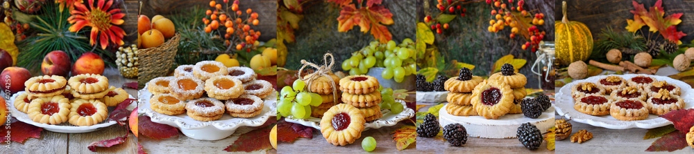 Herbstliche Marmeladenplätzchen Herbstliche Marmeladenplätzchen
