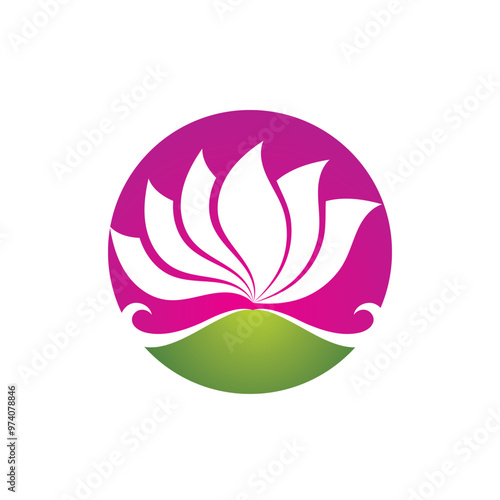 Beauty Vector lotus icon