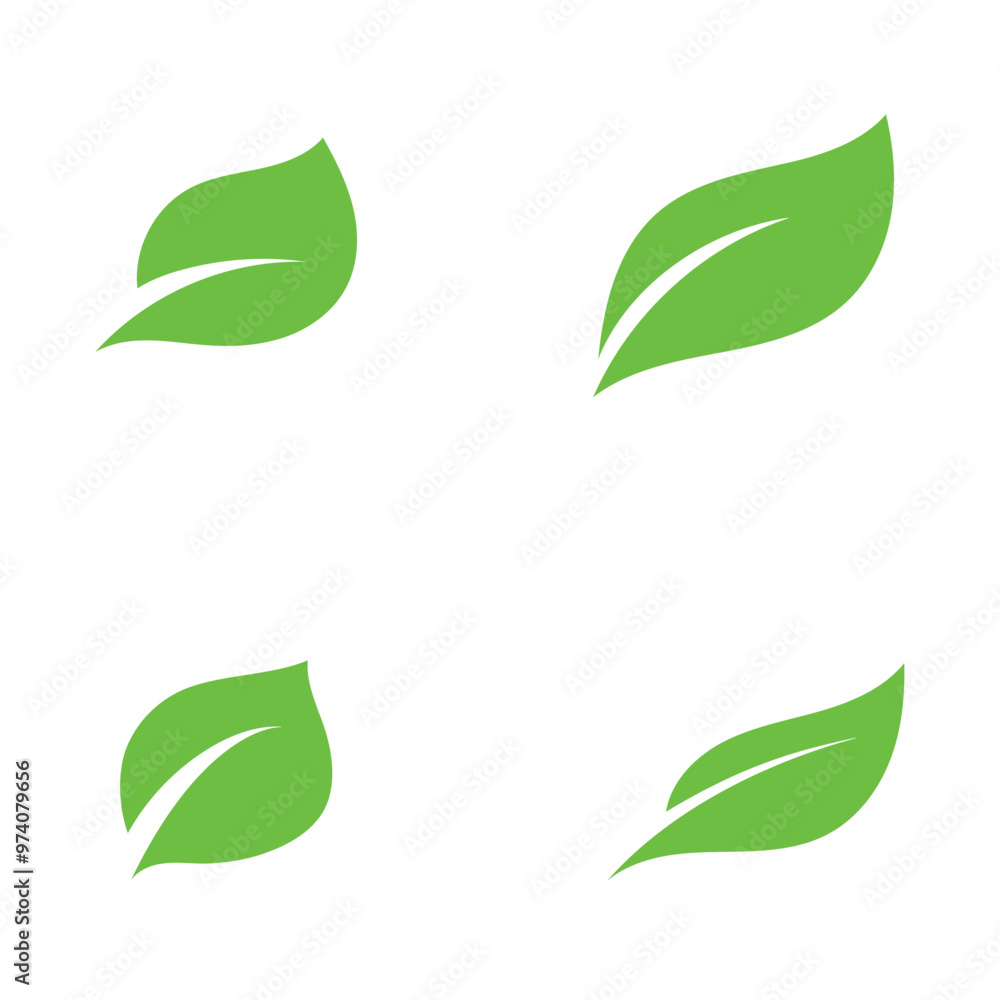 Logos of green Tree leaf ecology Logos of green Tree leaf ecology