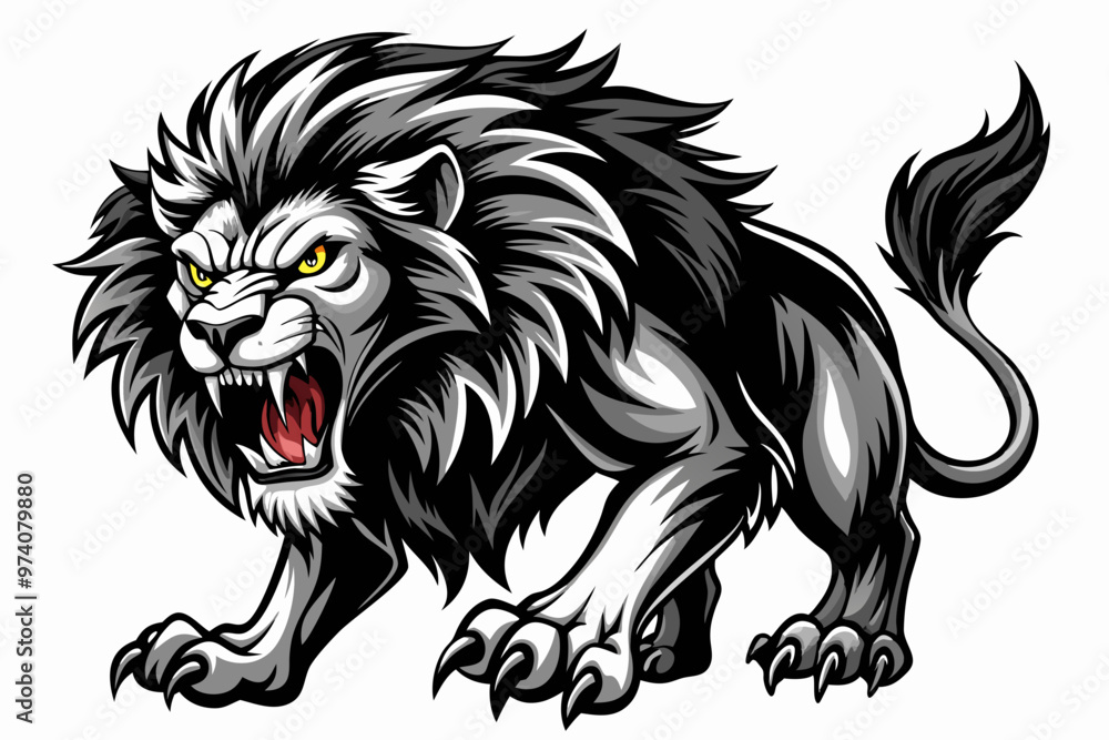Fototapeta premium lion illustration