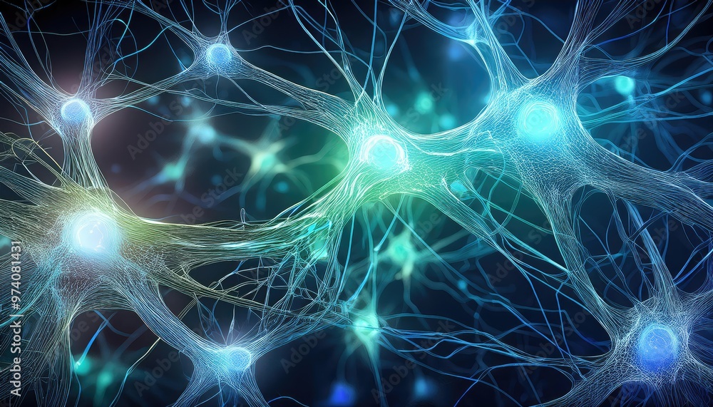 Abstract neural network Abstract neural network