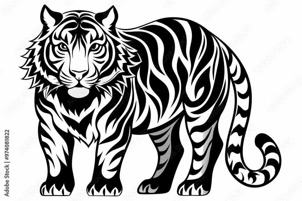 tiger vector tiger vector