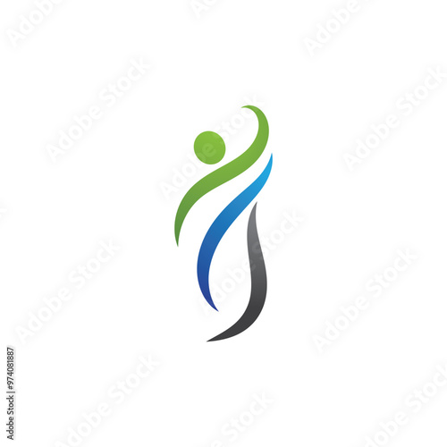 health pople life  logo sign illustration vector