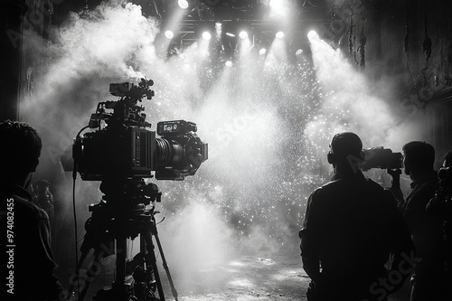 Film crew shooting a commercial
