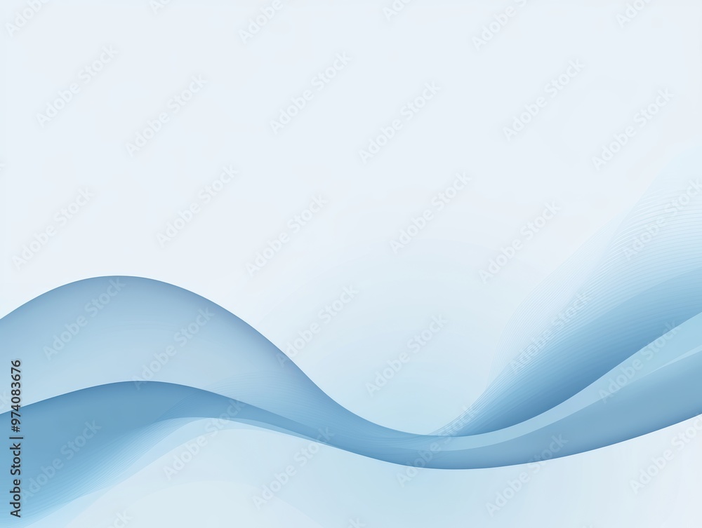 Fototapeta premium Abstract Blue Wave Background