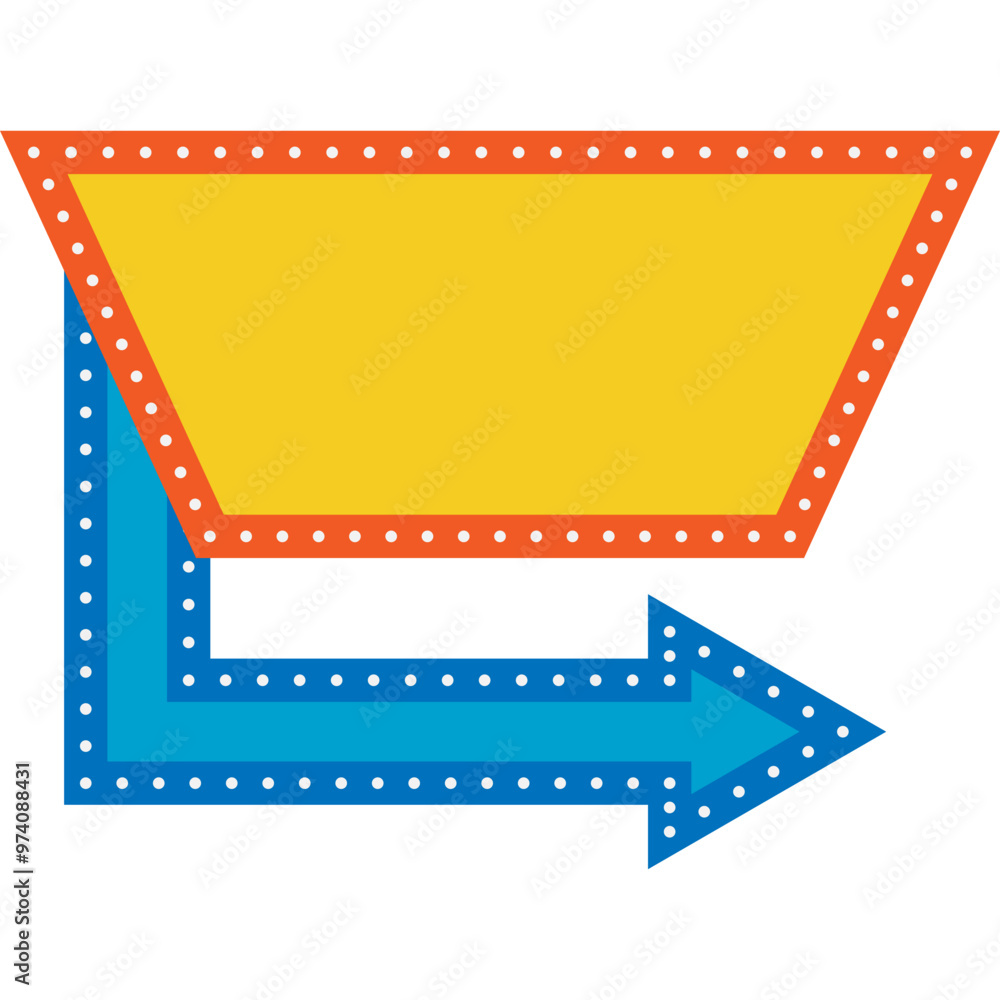 Obraz premium Retro Sign Frame