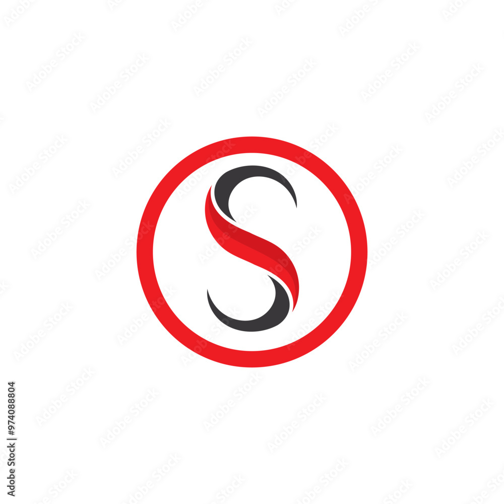 Fototapeta premium S letter logo