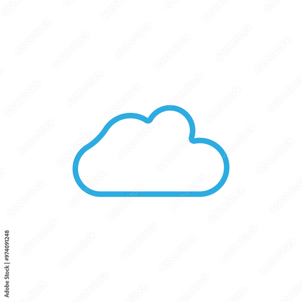 Cloud template vector Cloud template vector