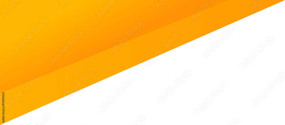 Orange corner design element Orange corner design element