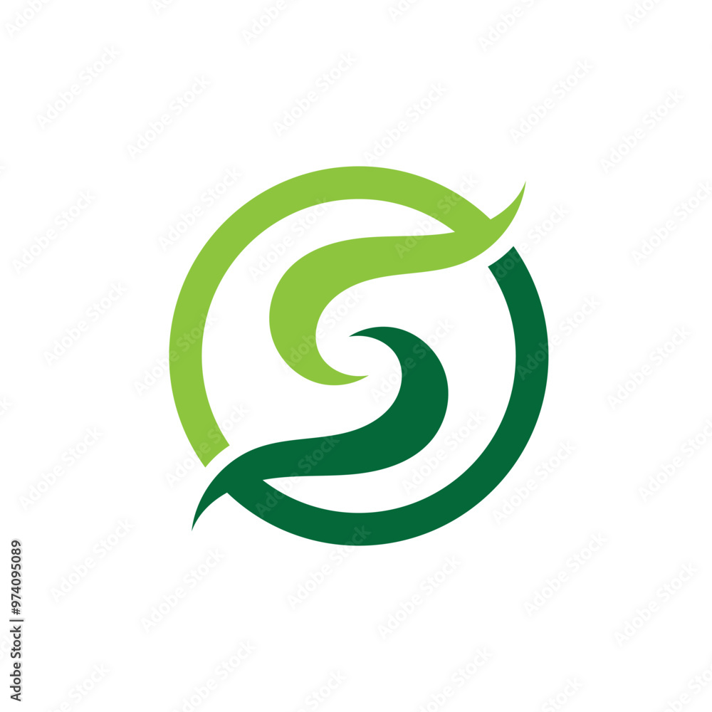 Naklejka premium S logo Business corporate design vector