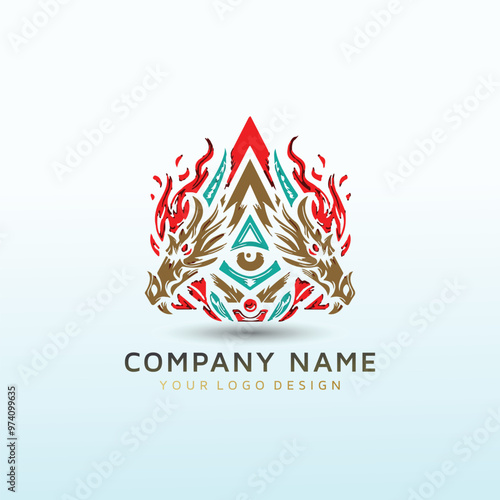 Fantasy themed personal brand logo