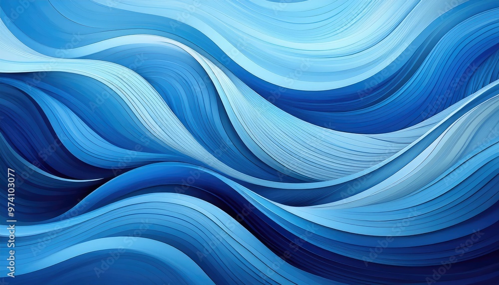 Abstract blue wave pattern Abstract blue wave pattern