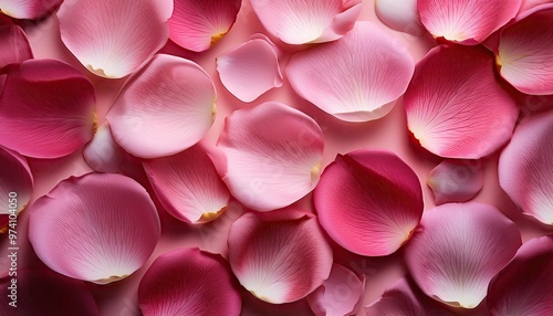 Soft pink rose petals