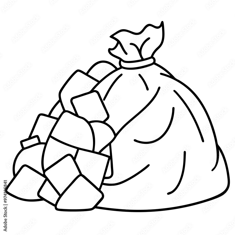 plastic rubbish outline coloring book page line art drawing plastic rubbish outline coloring book page line art drawing