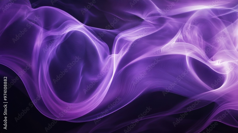 Obraz premium Abstract Purple Smoke