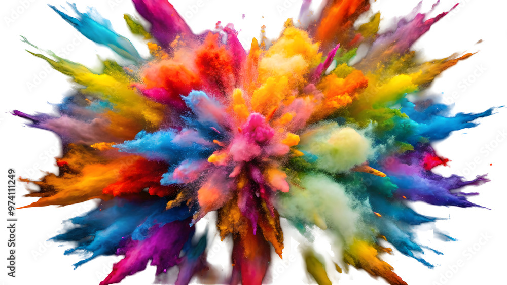 A colorful burst of energy, captured in a visually striking and textured image. A colorful burst of energy, captured in a visually striking and textured image.