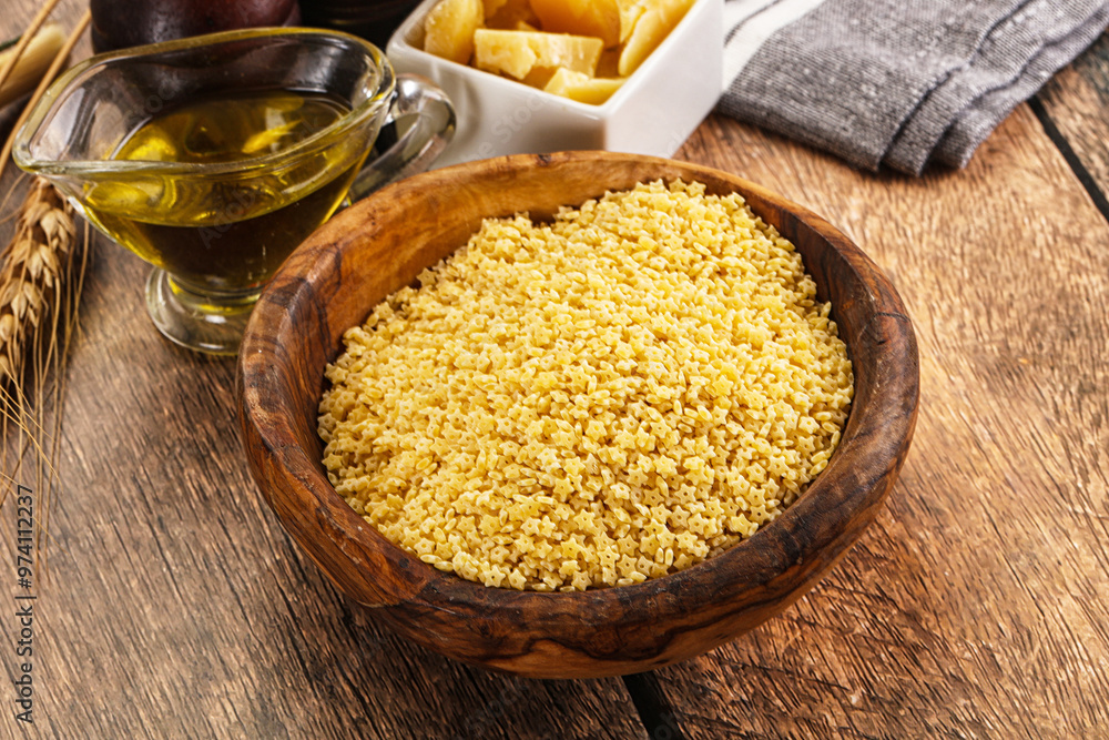 Italian cuisine - dry stelline pasta Italian cuisine - dry stelline pasta