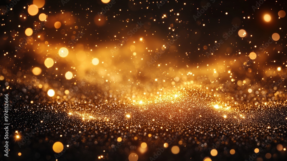 Gold Glitter Background with Shiny and Sparkling Texture for Luxury and Festive Designs Gold Glitter Background with Shiny and Sparkling Texture for Luxury and Festive Designs
