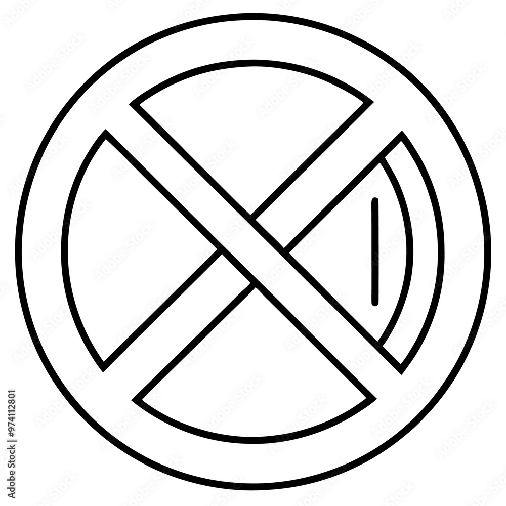 prohibiting sign outline coloring book page line art drawing prohibiting sign outline coloring book page line art drawing