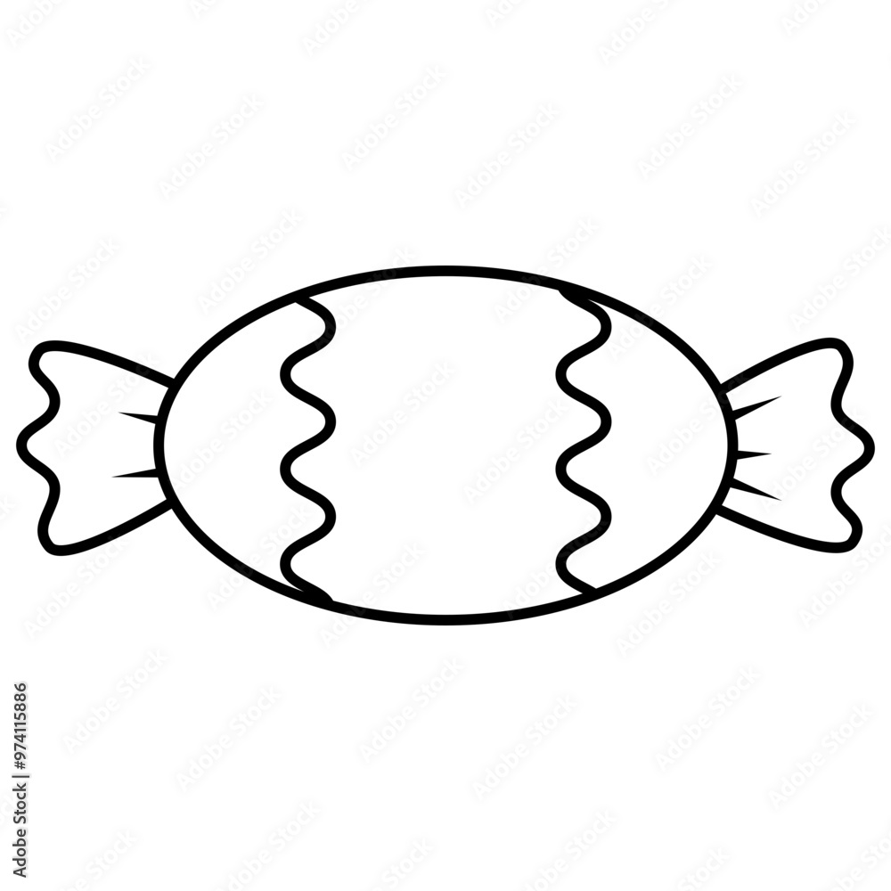 Candy Line Art Candy Line Art