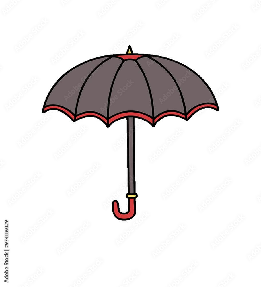 tattoo in traditional style of an umbrella tattoo in traditional style of an umbrella