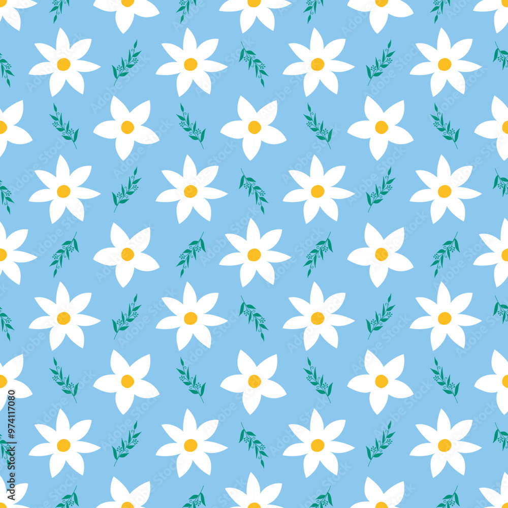 Organic flat abstract floral pattern background vector. Simple flower pattern seamless wallpaper. Organic flat abstract floral pattern background vector. Simple flower pattern seamless wallpaper.