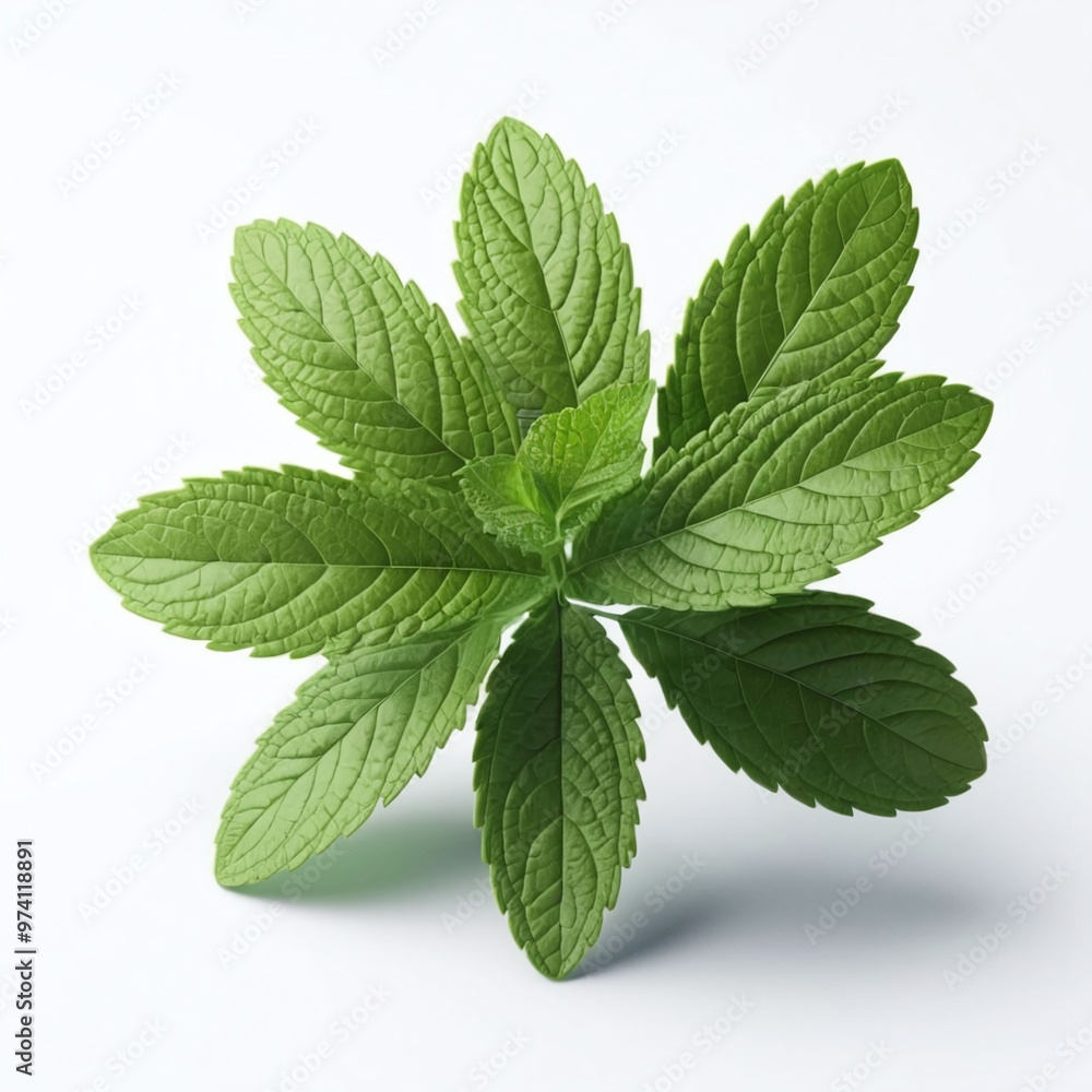 Fresh herbal leaf mint green herbs ingredient cold, foliage, for mojito drink, isolated on white background. Fresh herbal leaf mint green herbs ingredient cold, foliage, for mojito drink, isolated on white background.