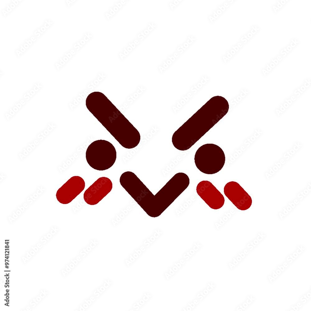 annoyed bird face icon annoyed bird face icon
