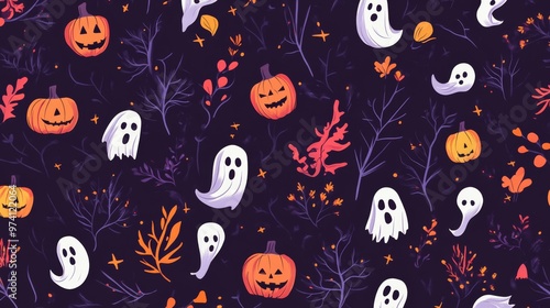 Spooky and Fun Halloween Pattern