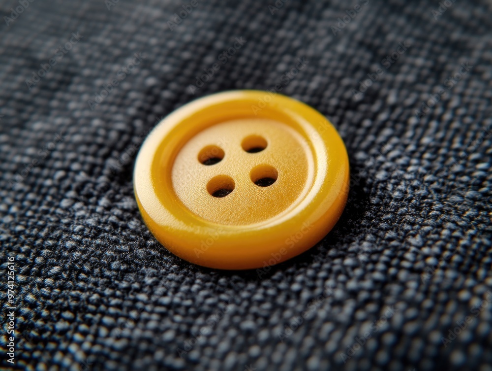 Cloth button close-up Cloth button close-up