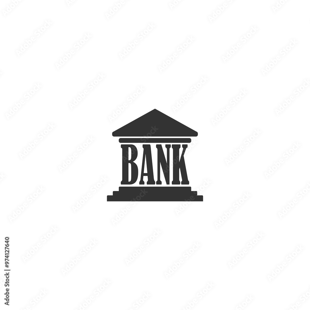 Banking icon isolated on transparent background Banking icon isolated on transparent background