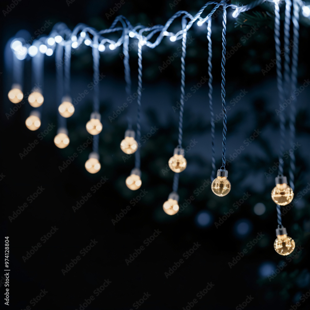 christmas lighting with black background christmas lighting with black background