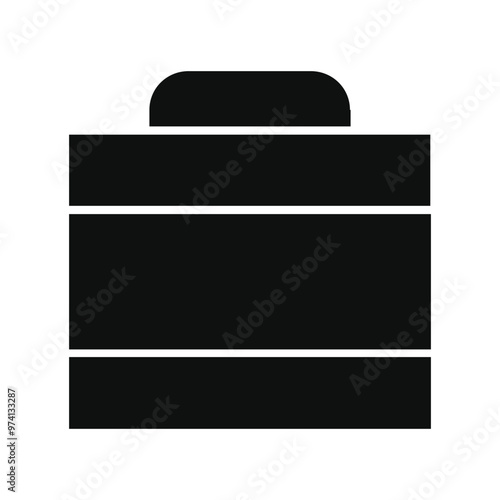 bag icon design flat