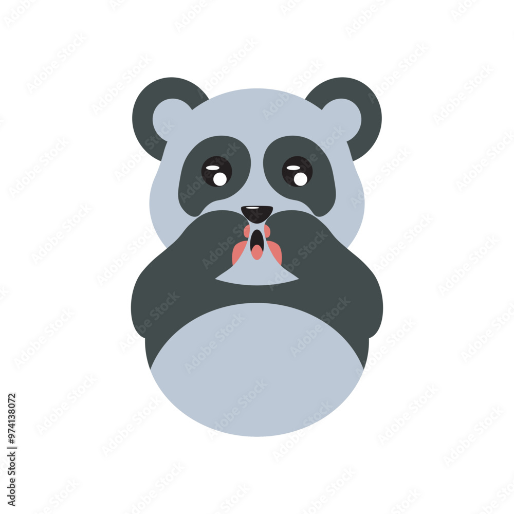 Naklejka premium Panda Illustration