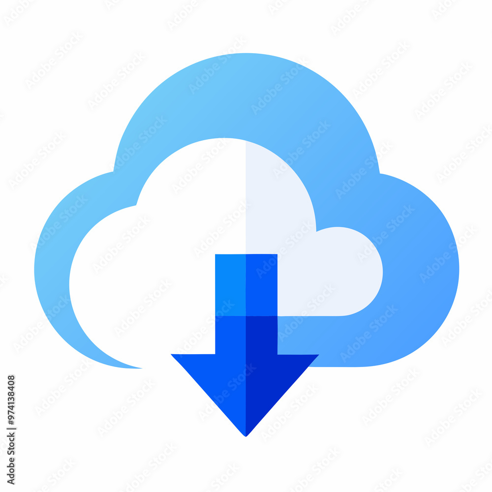 cloud computing architecture icon illustration cloud computing architecture icon illustration